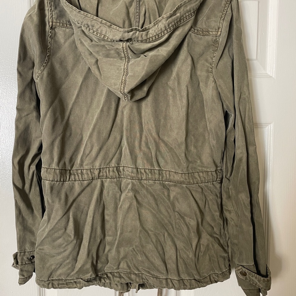Max Jeans Army Green Utility Jacket - Picture 2 of 3